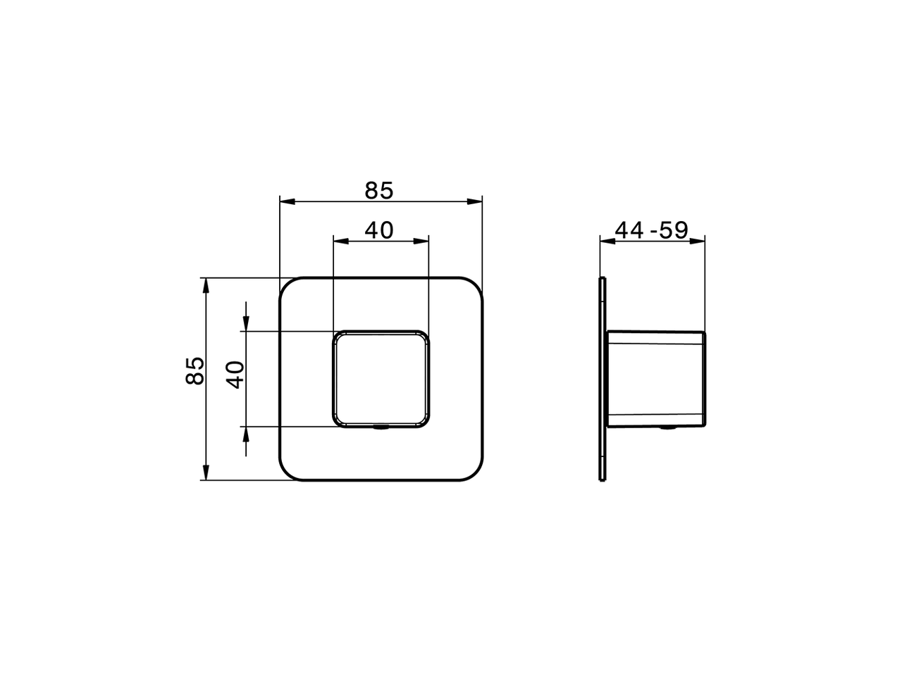 Stopvalve exposed part CUBIC_CU003310 - v1
