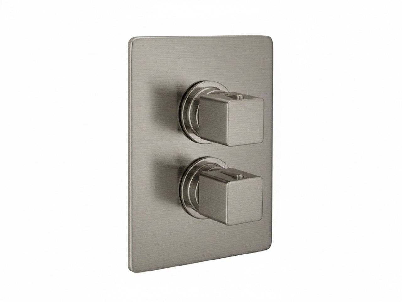 Exposed part for con.thermo.shower valve 1-outlet CUBIC_CU007300 -1