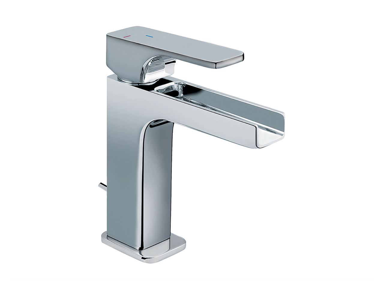 CisalSingle lever washbasin mixer large EnergySave CUBIC_CU00C495