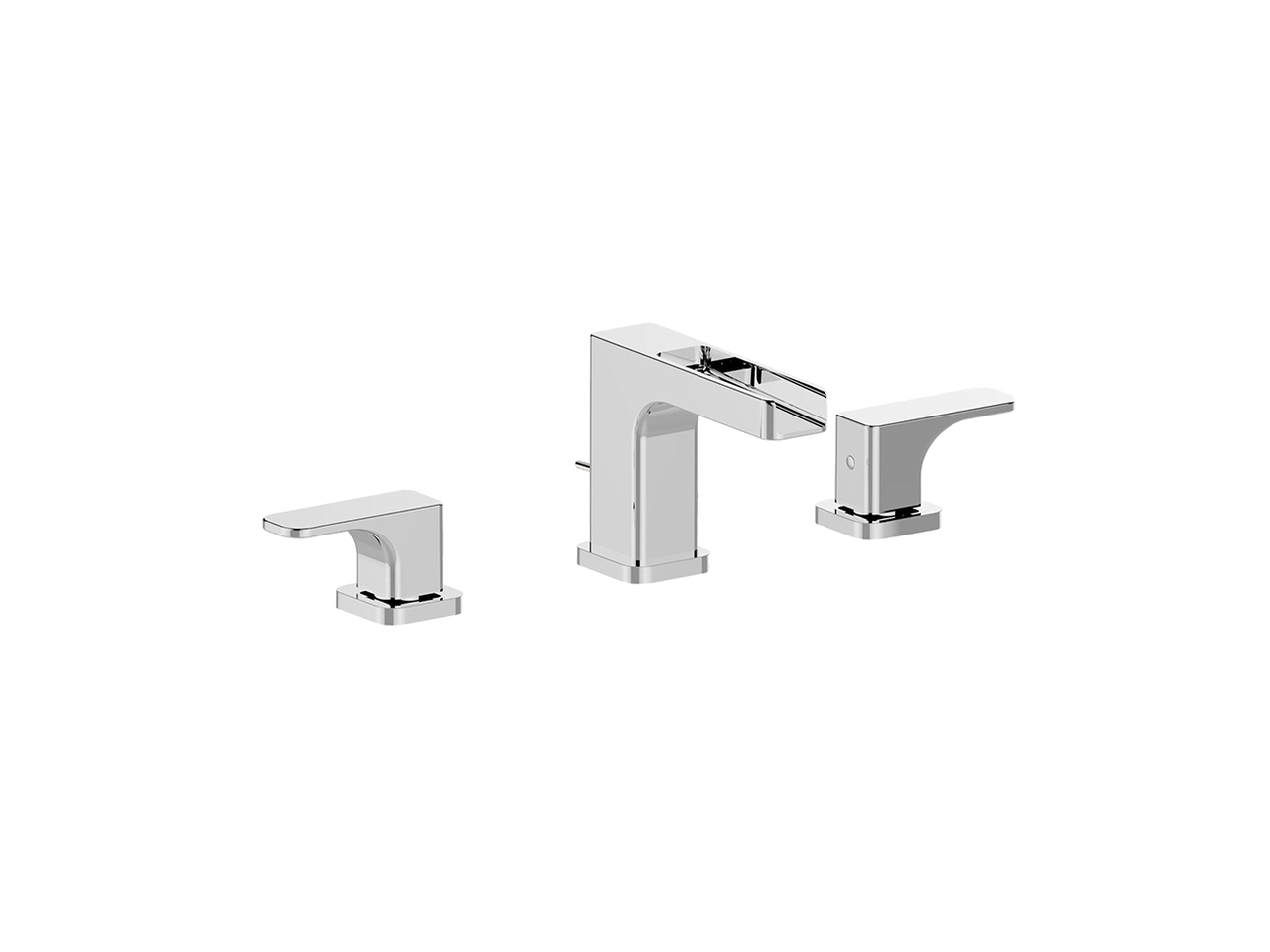 Cisal3 hole washbasin mixer CUBIC_CU0C1020