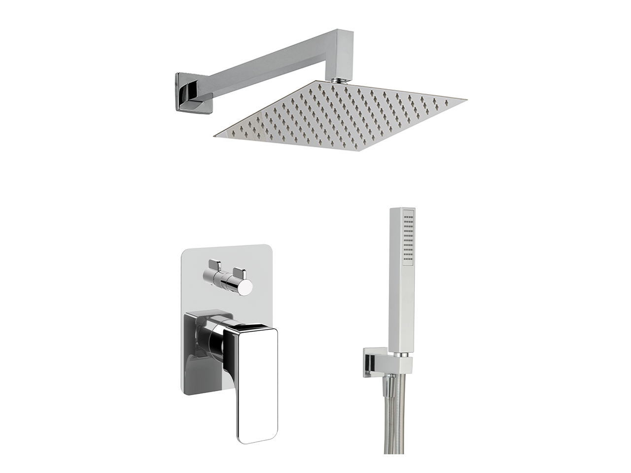 Single Lever concealed shower set CUBIC_CU0KM030 - v1