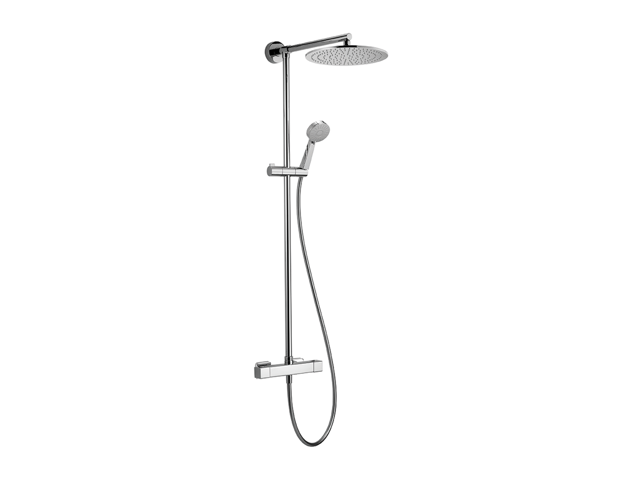 Thermostatic shower column, 2-functions CUBIC_CUC78075 - v1