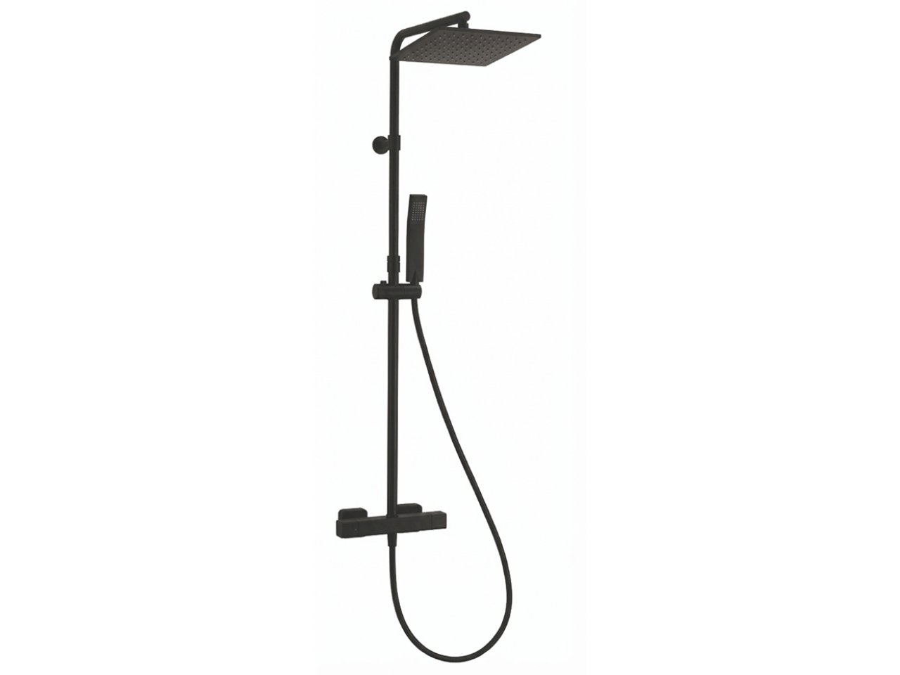 2-functions Thermostatic shower set CUBIC_CUC8401C -1
