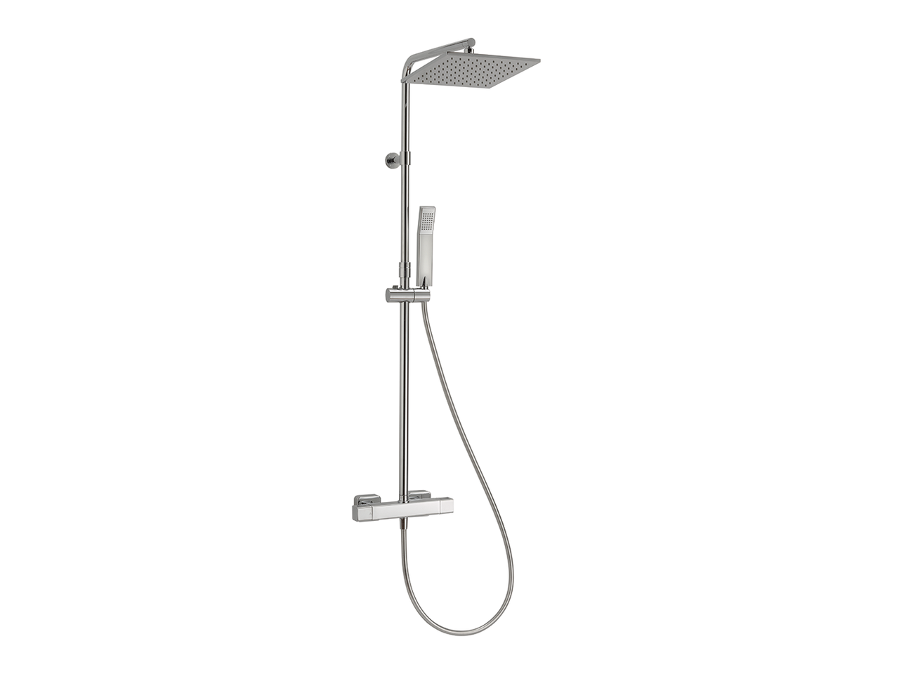 2-functions Thermostatic shower set CUBIC_CUC8401C - v1