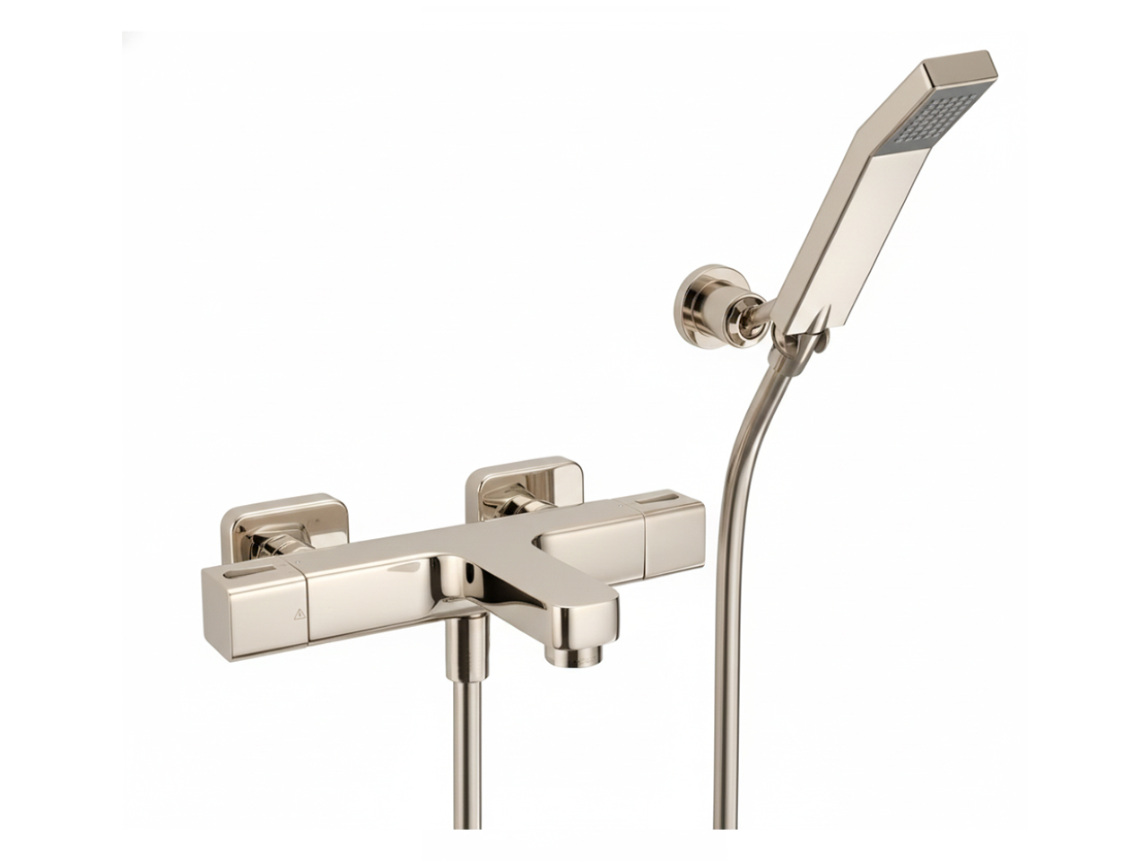 Thermostatic bath mixer, with shower set CUBIC_CUD21020 -1