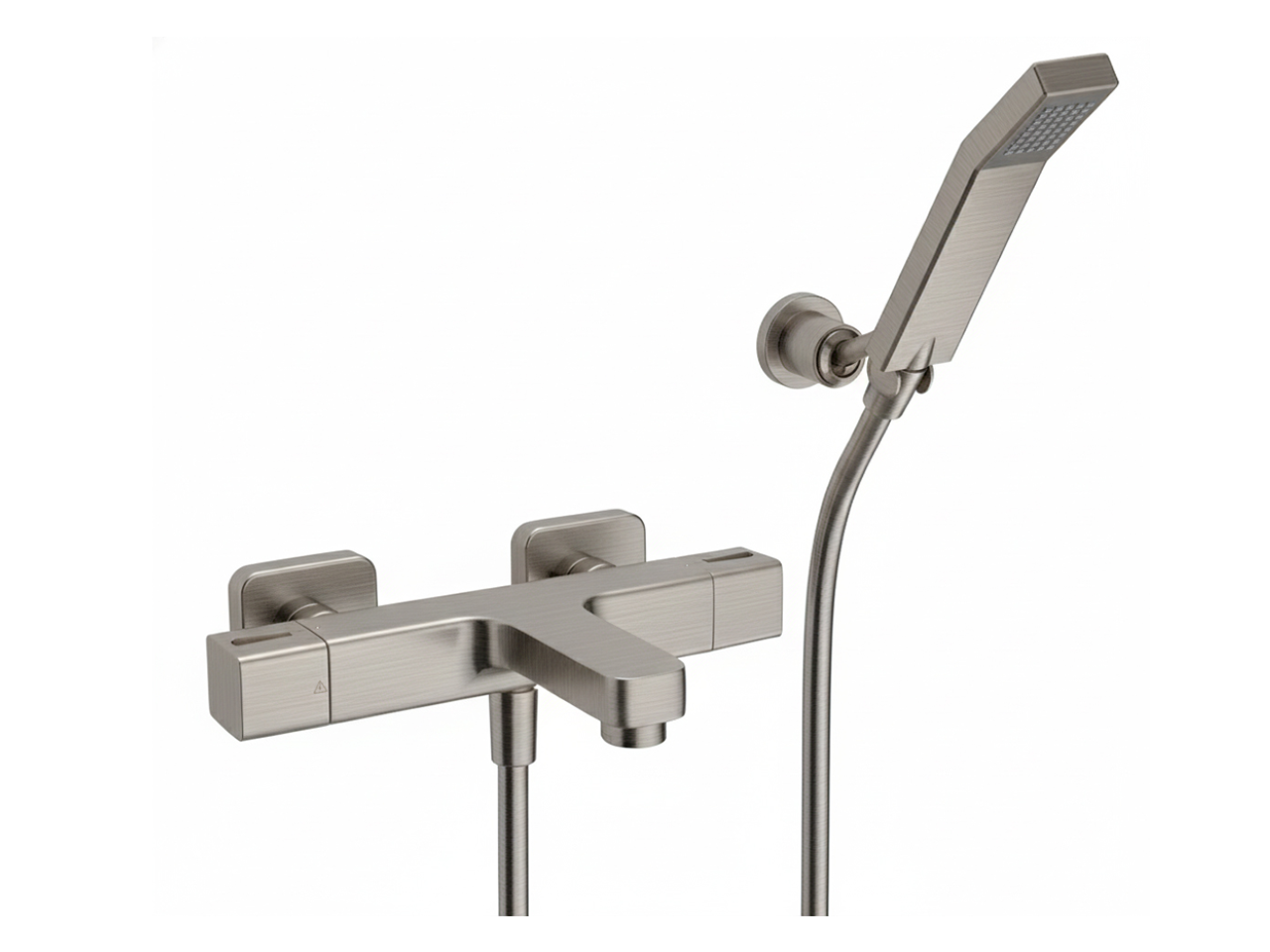 Thermostatic bath mixer, with shower set CUBIC_CUD21020 -1