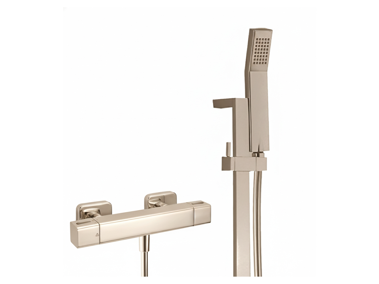 Thermostatic shower mixer with sliding bar CUBIC_CUS01020 -1