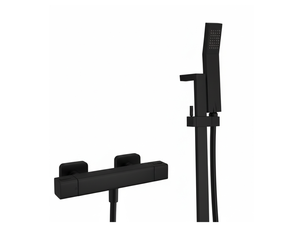 Thermostatic shower mixer with sliding bar CUBIC_CUS01020 -1