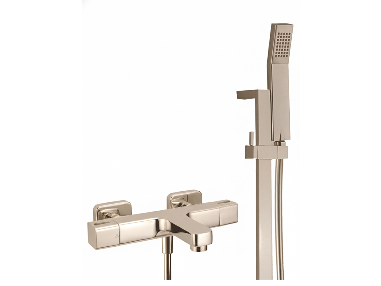 Thermostatic bath-shower mixer with sliding bar CUBIC_CUS21020 -1