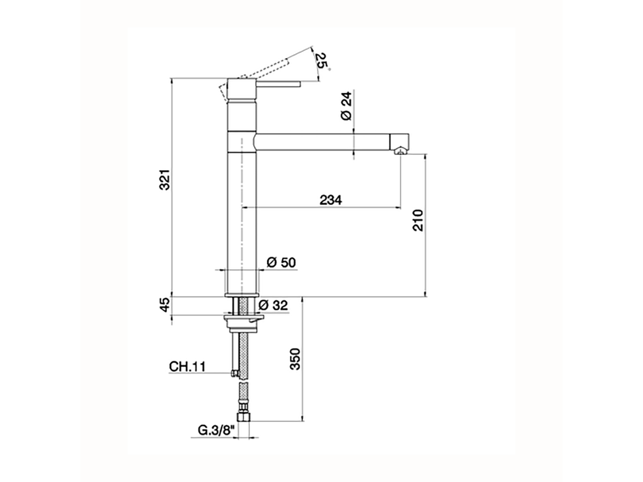 Single lever sink mixer Energysave KITCHEN_CV001585 - v1