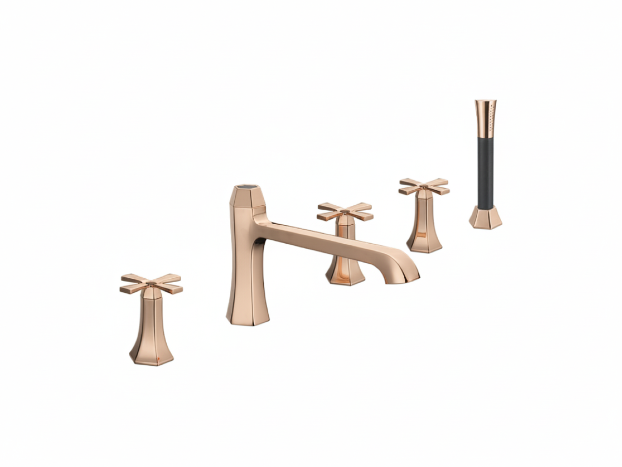 Deck-mounted 5-hole bath mixer CHERIE_CX000260 -1