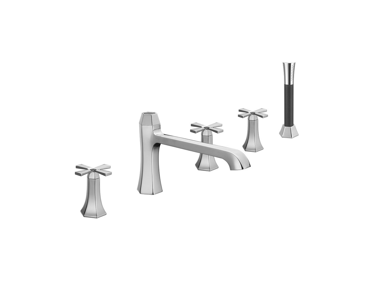 CisalDeck-mounted 5-hole bath mixer CHERIE_CX000260
