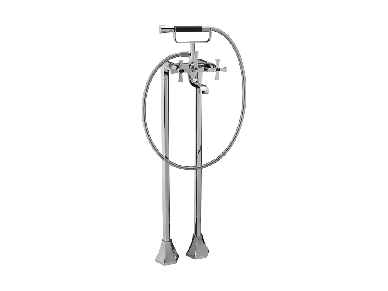 CisalBath mixer, with floor mount legs CHERIE_CX004200