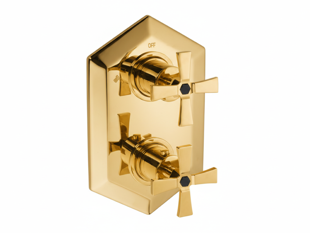 Exposed part for con.thermo.shower mixer, 2-outlet CHERIE_CX019100 -1