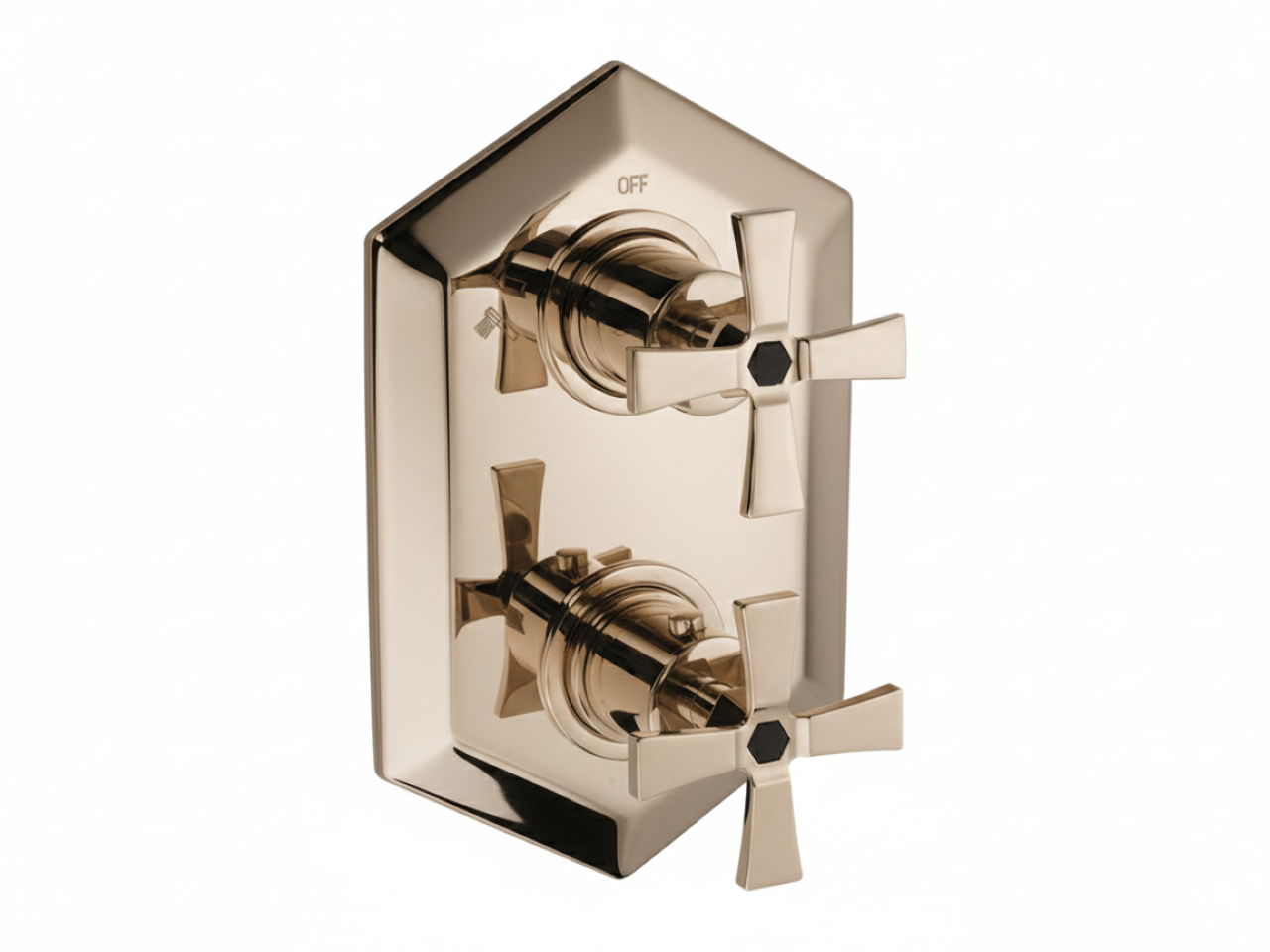 Exposed part for con.thermo.shower mixer, 2-outlet CHERIE_CX019100 -1