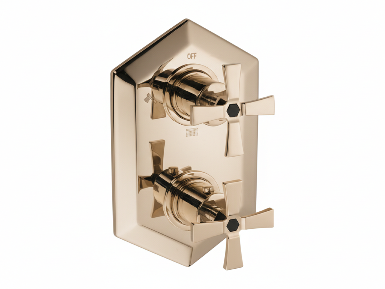 Exposed part for con.thermo.shower mixer, 3-outlet CHERIE_CX019200 -1
