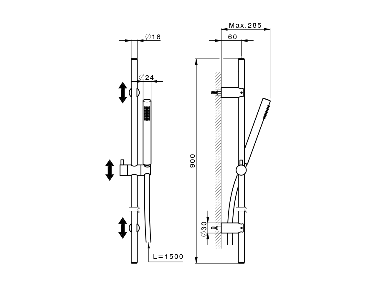 Xion shower set SHOWER_DS010620 - v1