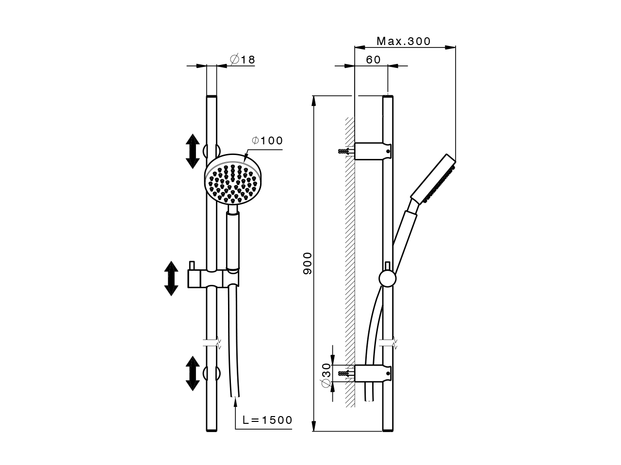 Xion shower set XION_DS010630 - v1