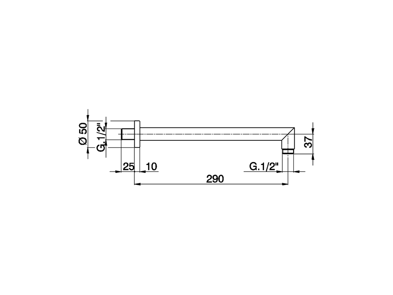 Shower arm SHOWER_DS013243 - v1