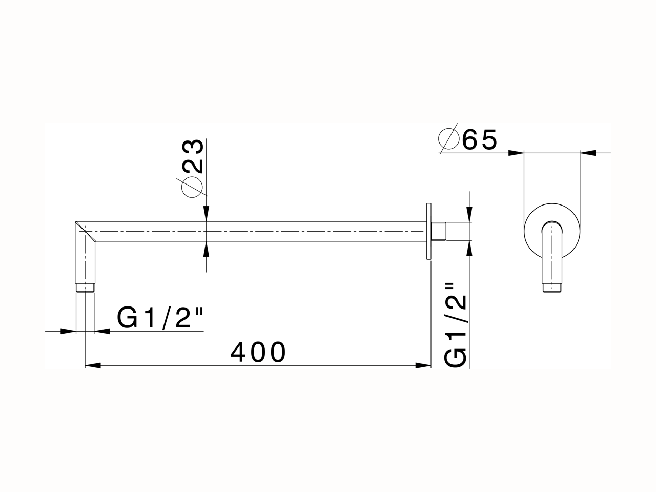 Shower arm XION_DS013531 - v1