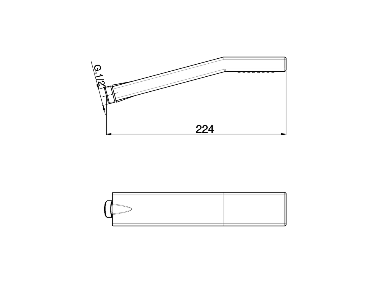 Quad handshower SHOWER_DS014180 - v1