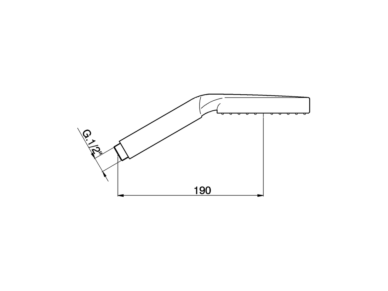 Hydro 2 handshower SHOWER_DS014220 - v1