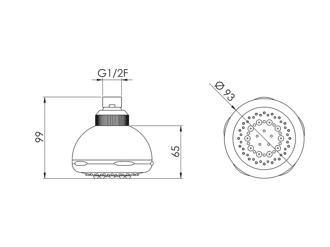 Showerhead SHOWER_DS016040 - v1