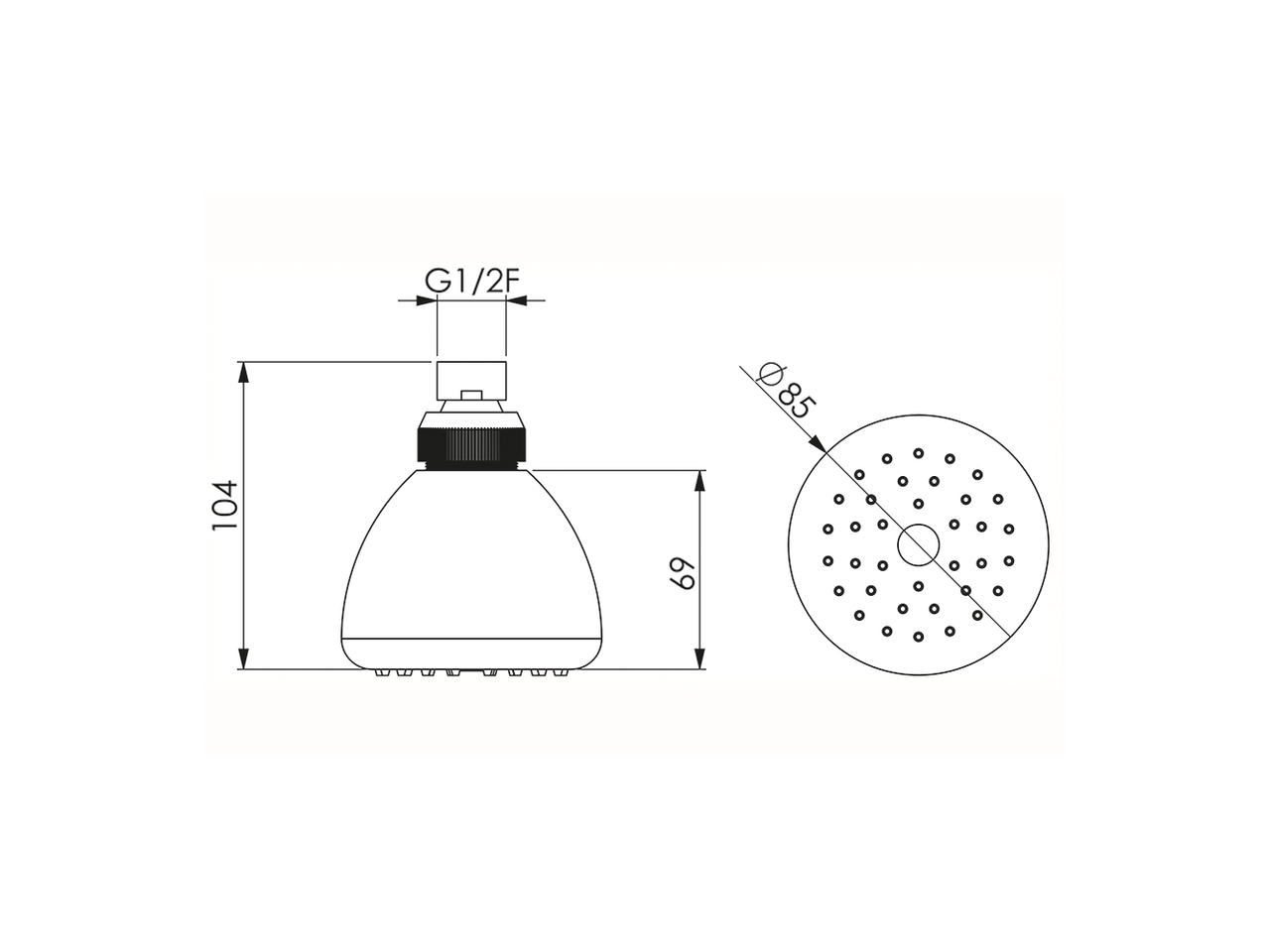 Showerhead SHOWER_DS016050 - v1