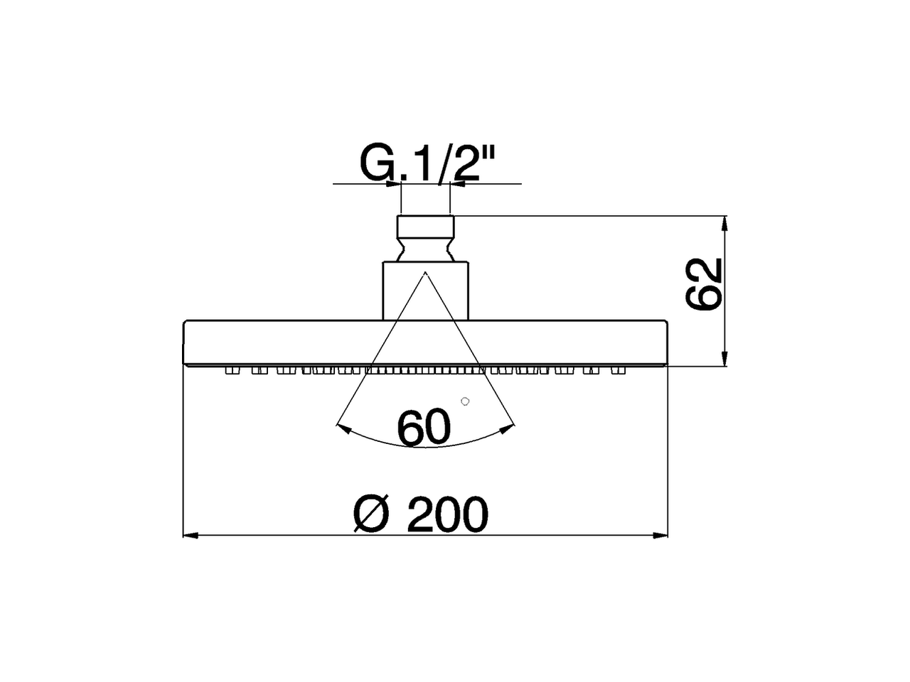 Showerhead SHOWER_DS016240 - v1