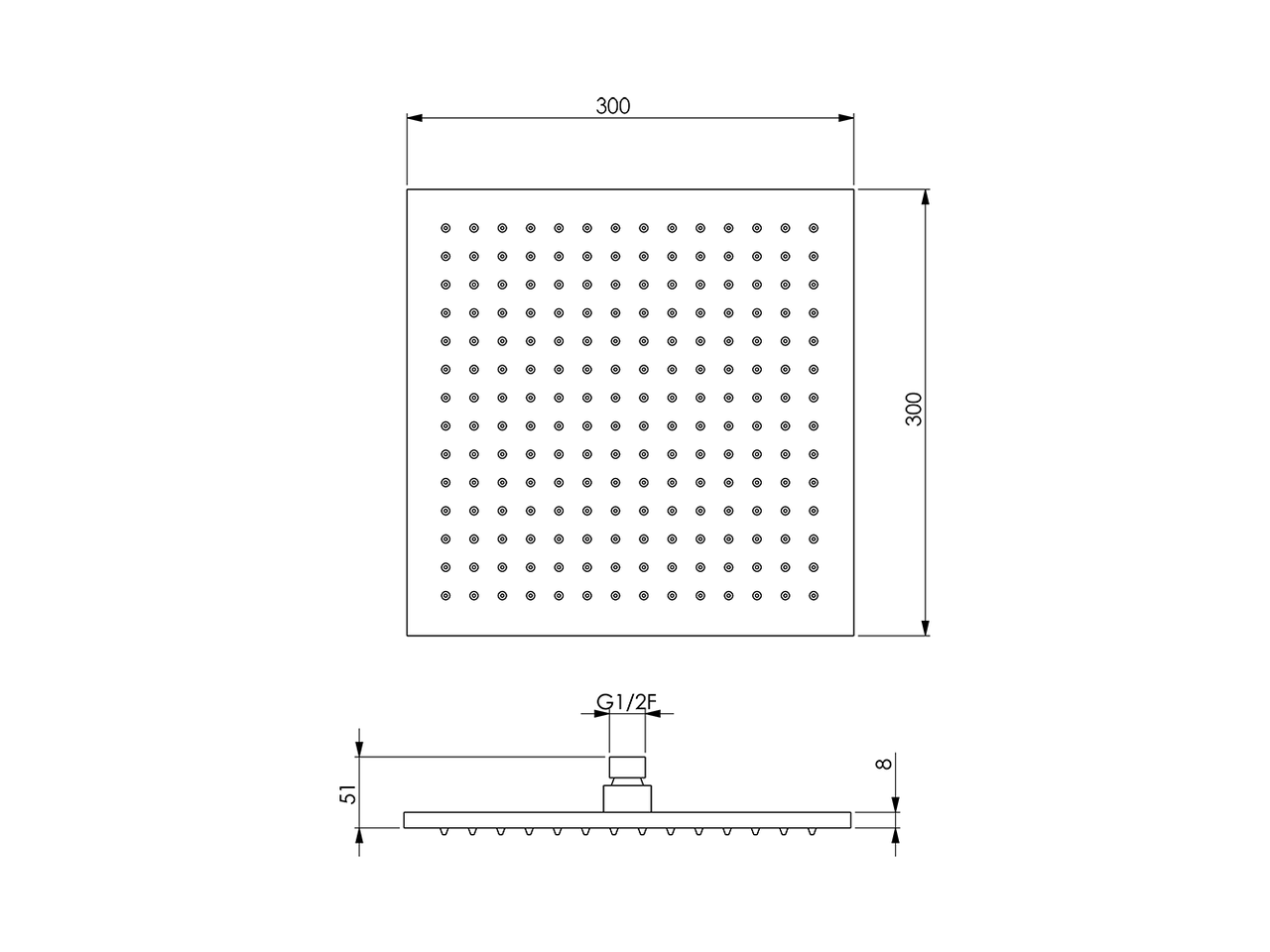 Showerhead SHOWER_DS016340 - v1
