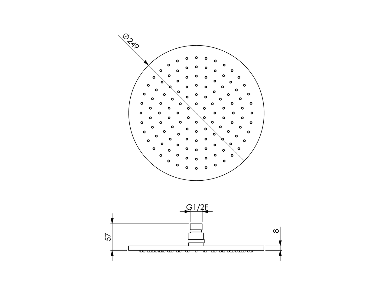 Showerhead SHOWER_DS016350 - v1