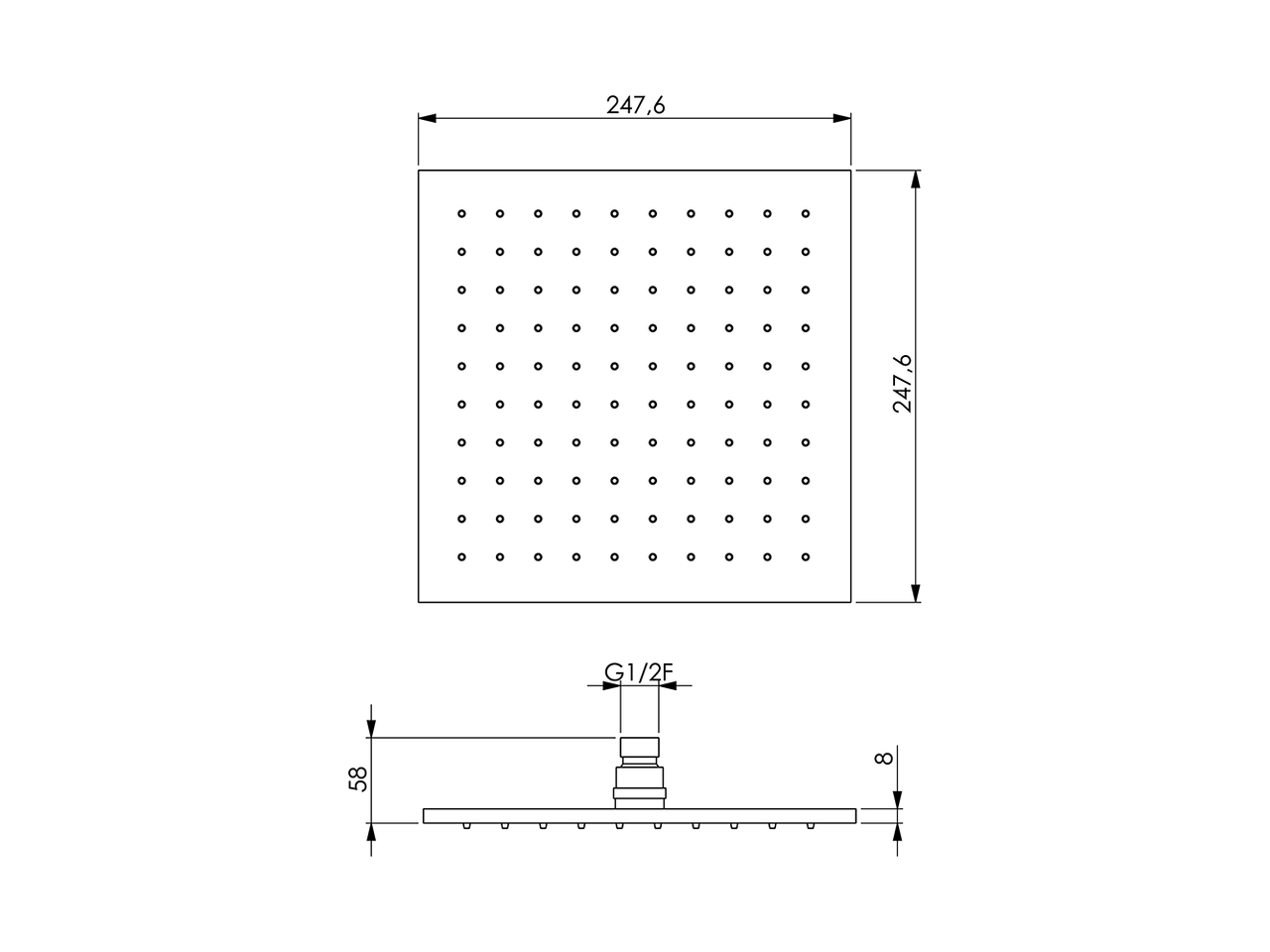 Showerhead SHOWER_DS016360 - v1