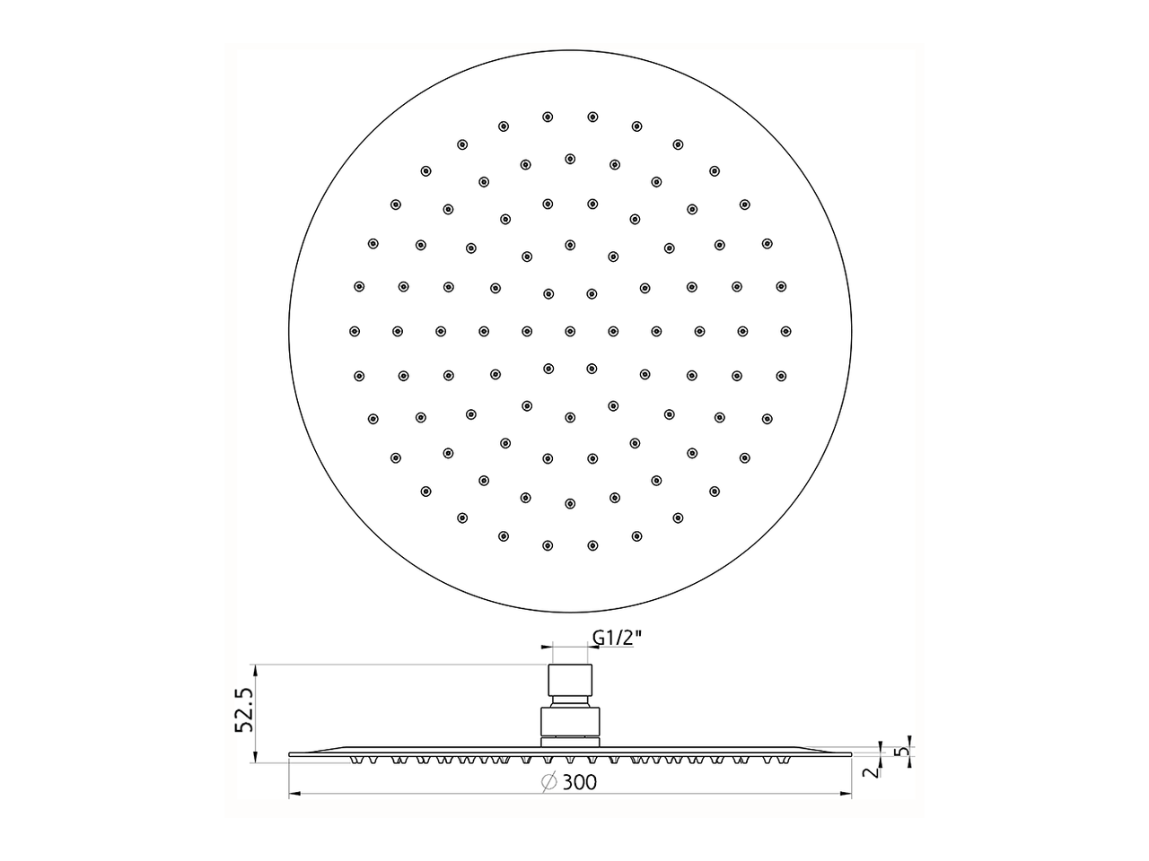 Showerhead SHOWER_DS016610 - v1