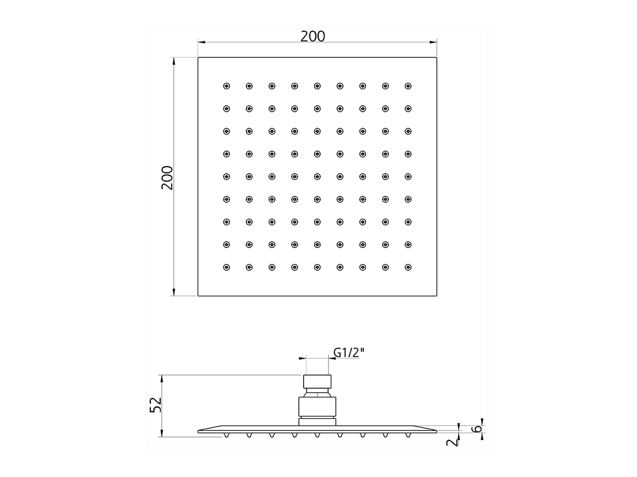 Showerhead SHOWER_DS016620 - v1