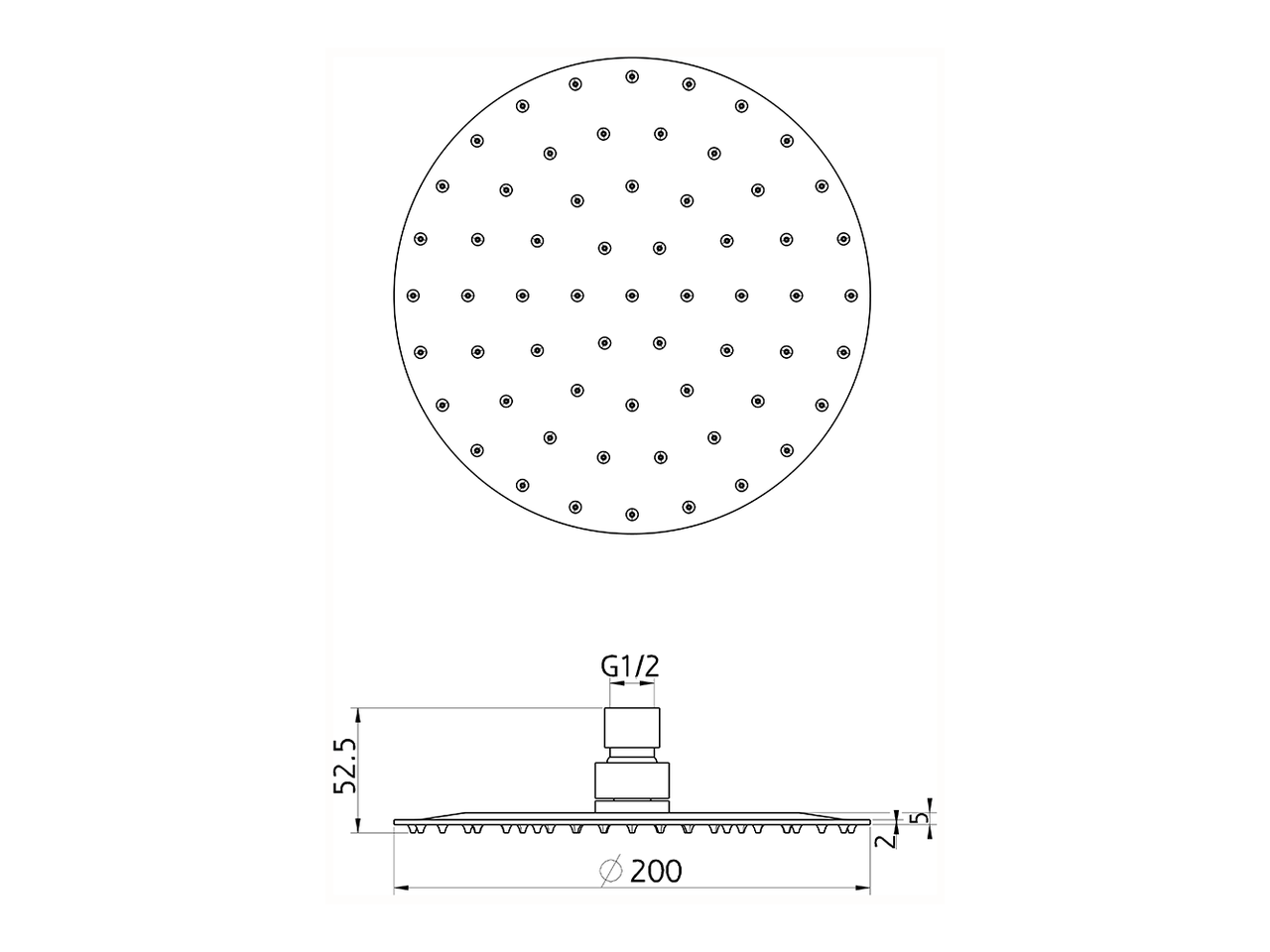 Showerhead SHOWER_DS016740 - v1