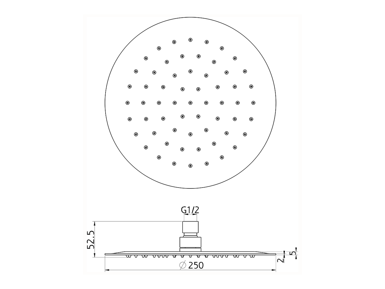Showerhead SHOWER_DS016750 - v1