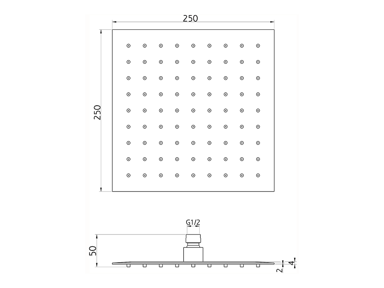 Showerhead SHOWER_DS016760 - v1