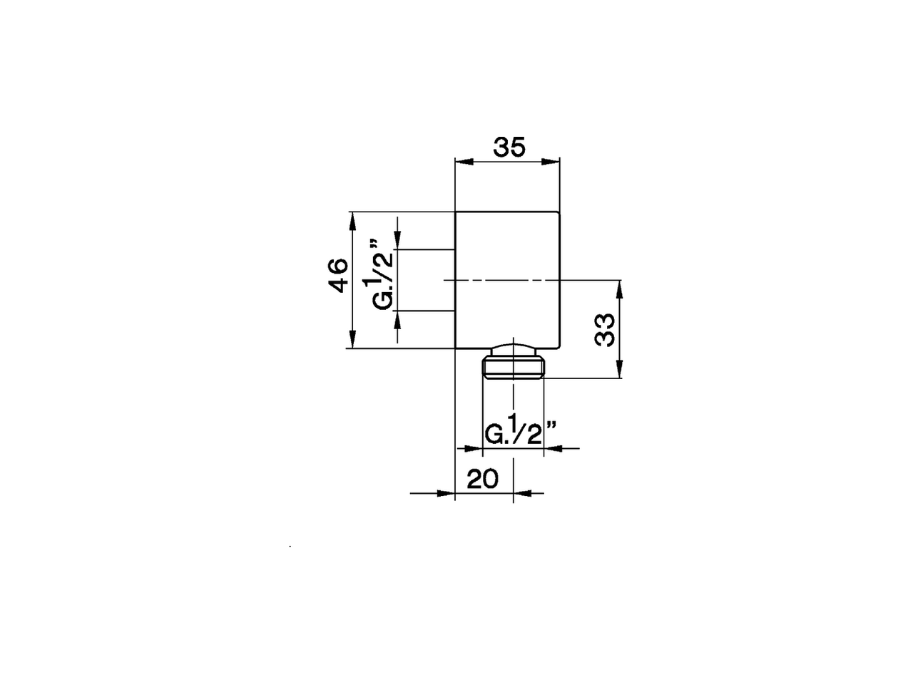 Elbow SHOWER_DS017300 - v1