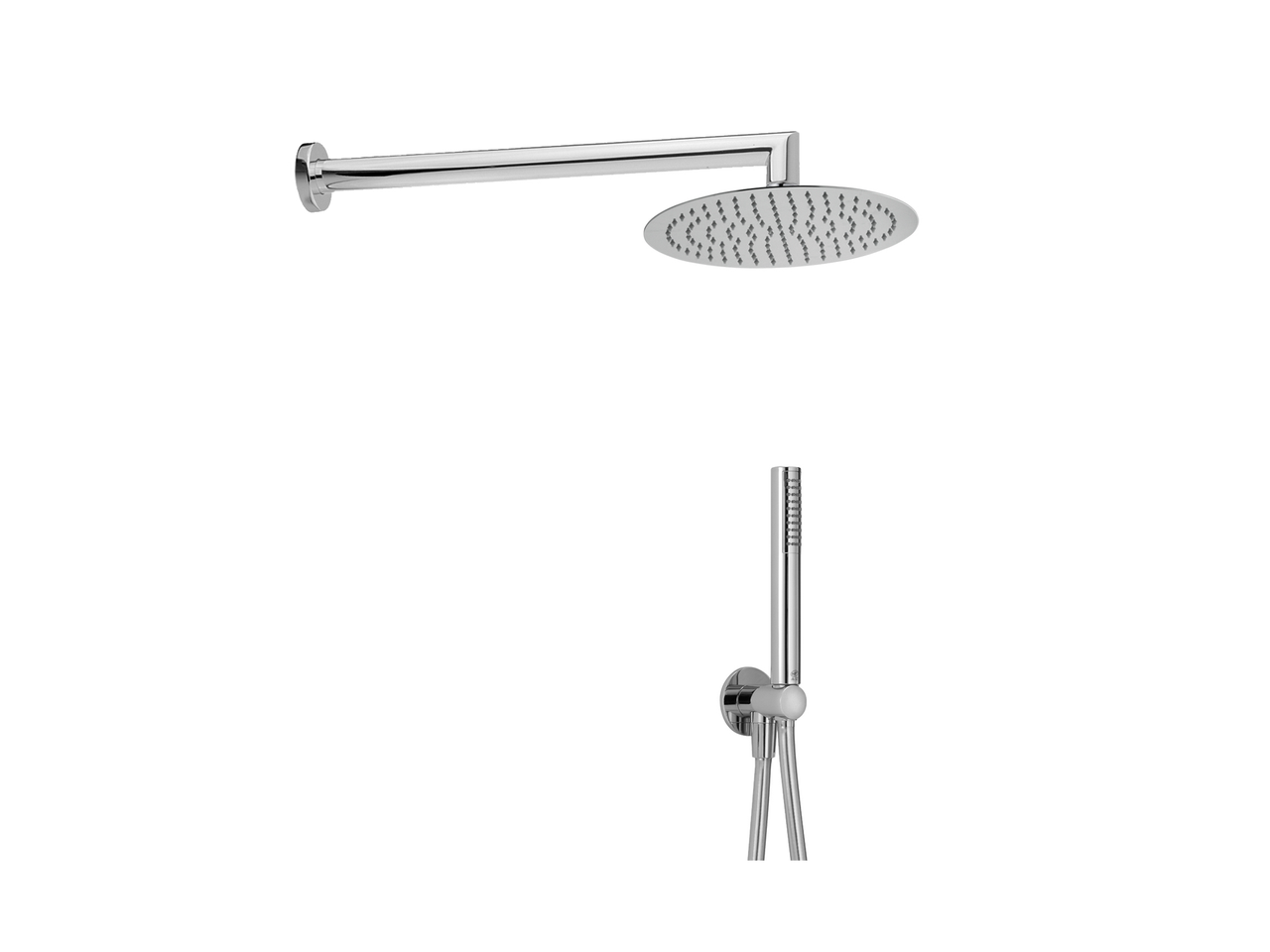 Arm and Shower Set with wall elbow integrated SHOWER_DS0K0010 - v1