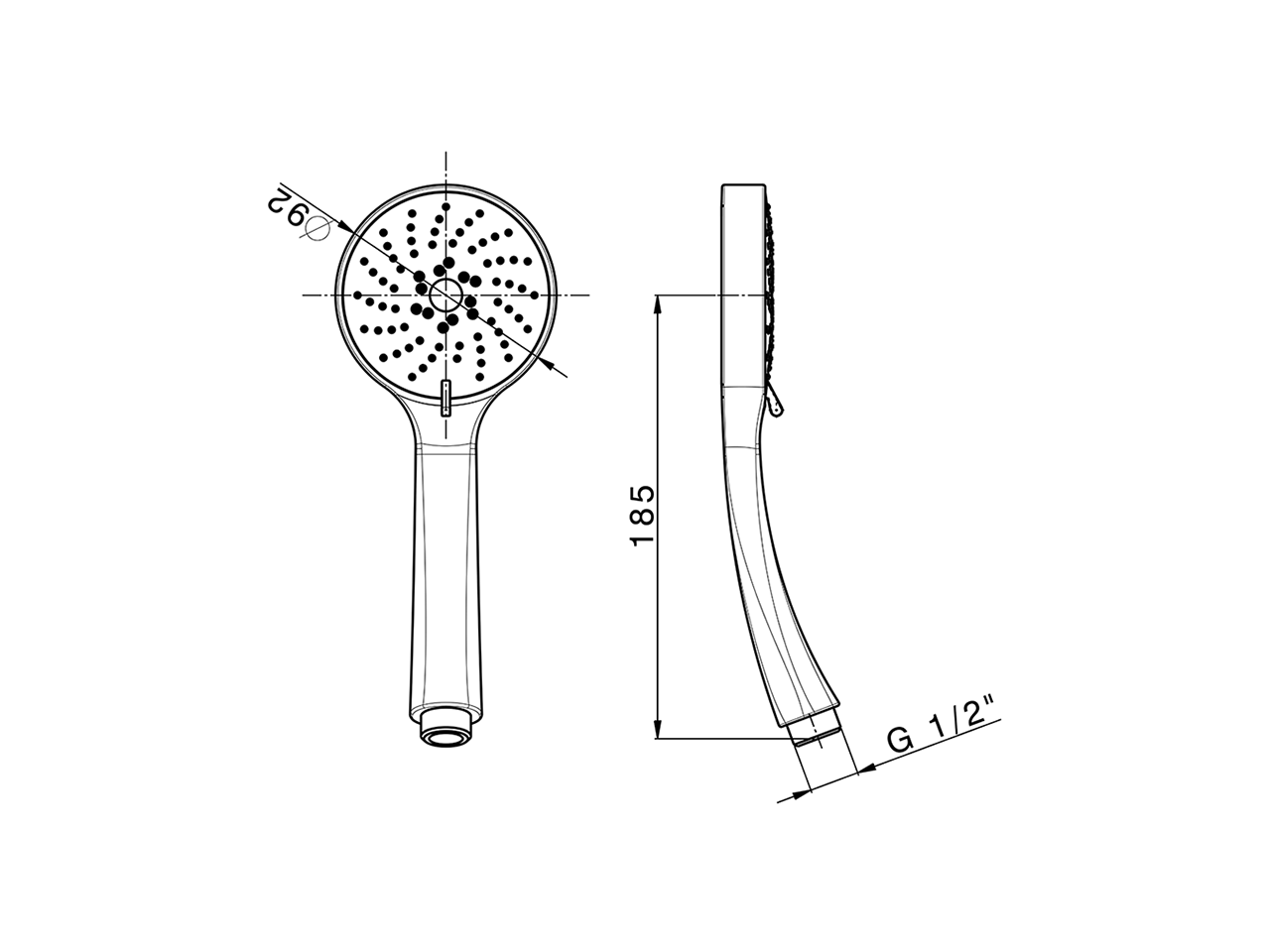 Era handshower SHOWER_DS114260 - v1