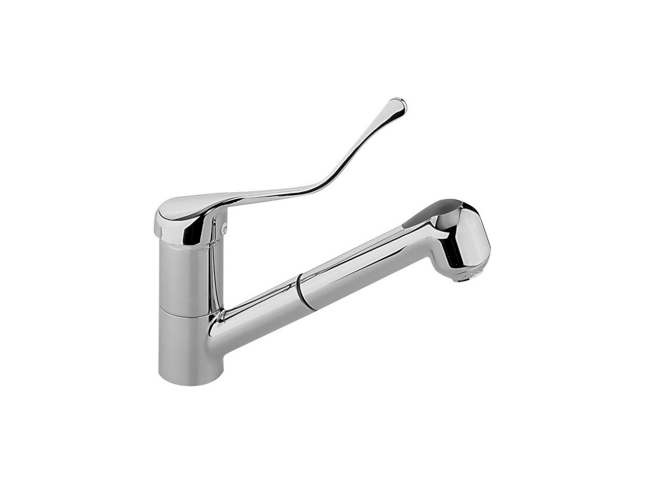 CisalSingle lever sink mixer with pull out handspray KITCHEN_EL002570
