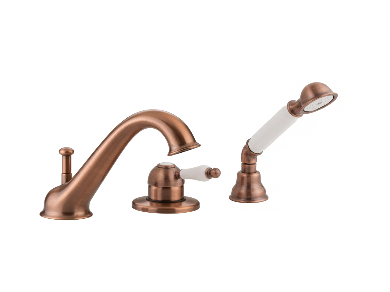 Deck mounted 3-holes single lever bath mixer ARCANA EMPRESS_EM001260 -1