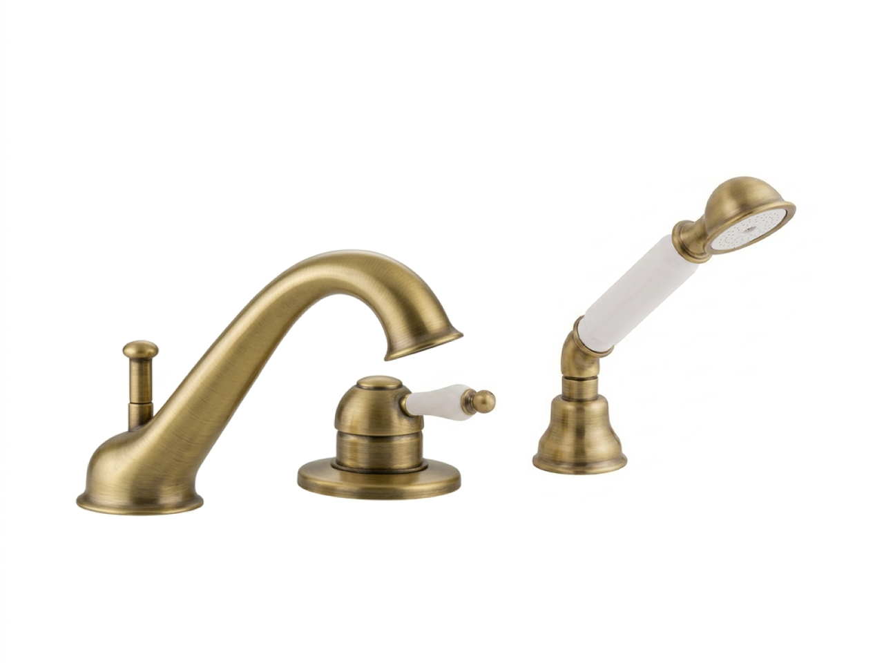 Deck mounted 3-holes single lever bath mixer ARCANA EMPRESS_EM001260 -1