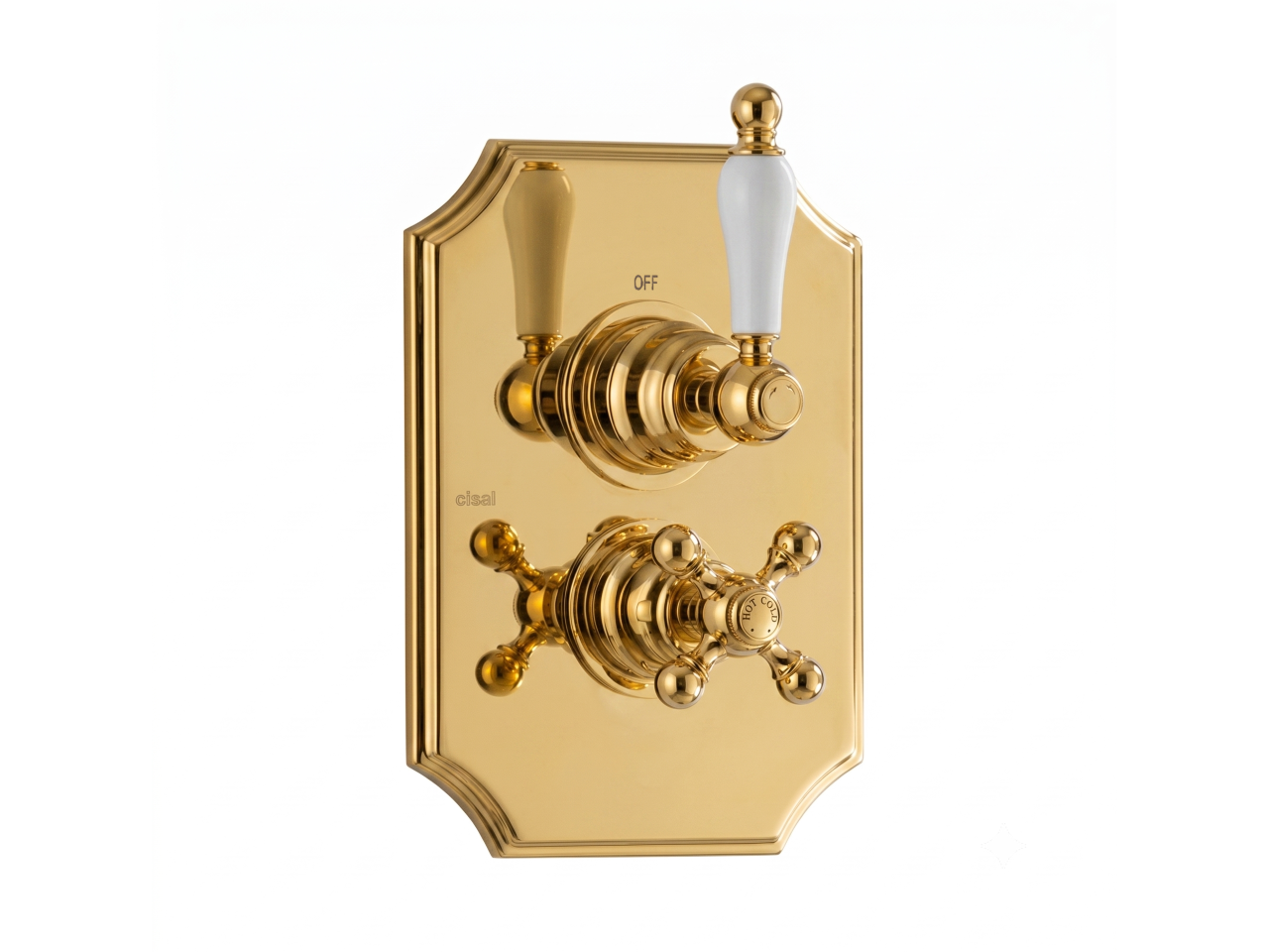 Exposed part for con.thermo.shower valve, 2-outlet ARCANA EMPRESS_EM018100 -1