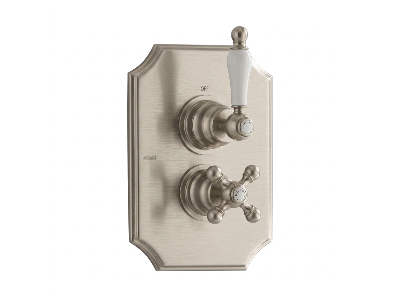 Exposed part for con.thermo.shower valve, 2-outlet ARCANA EMPRESS_EM018100 -1