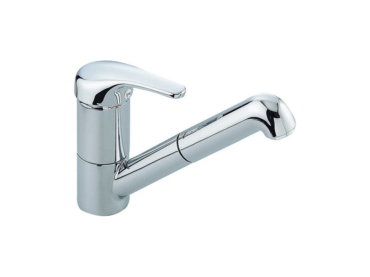 CisalSingle lever sink mixer with extrac.shower KITCHEN_EU003570