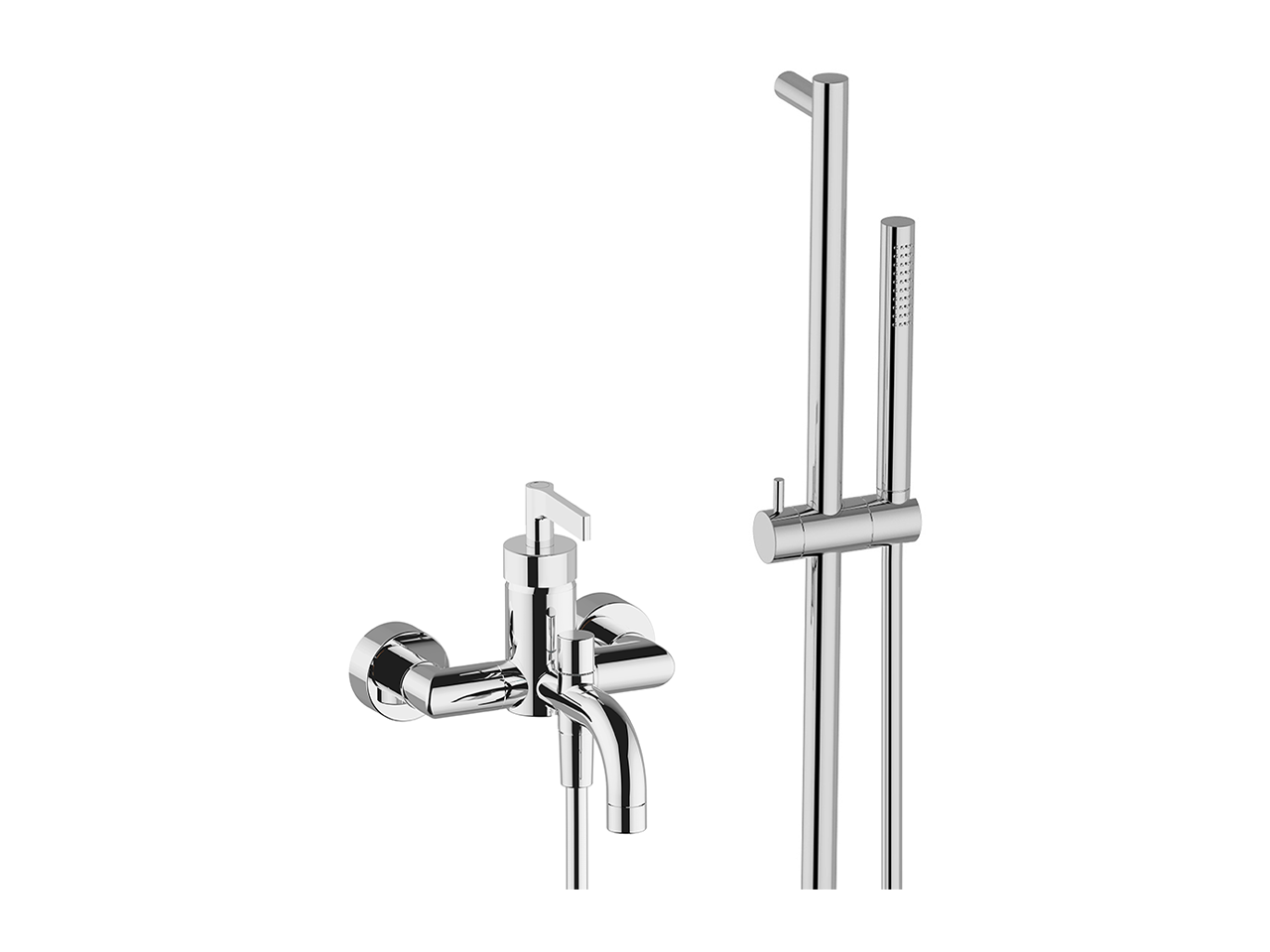 CisalSingle lever bath mixer, with shower set GRACE_GC000060