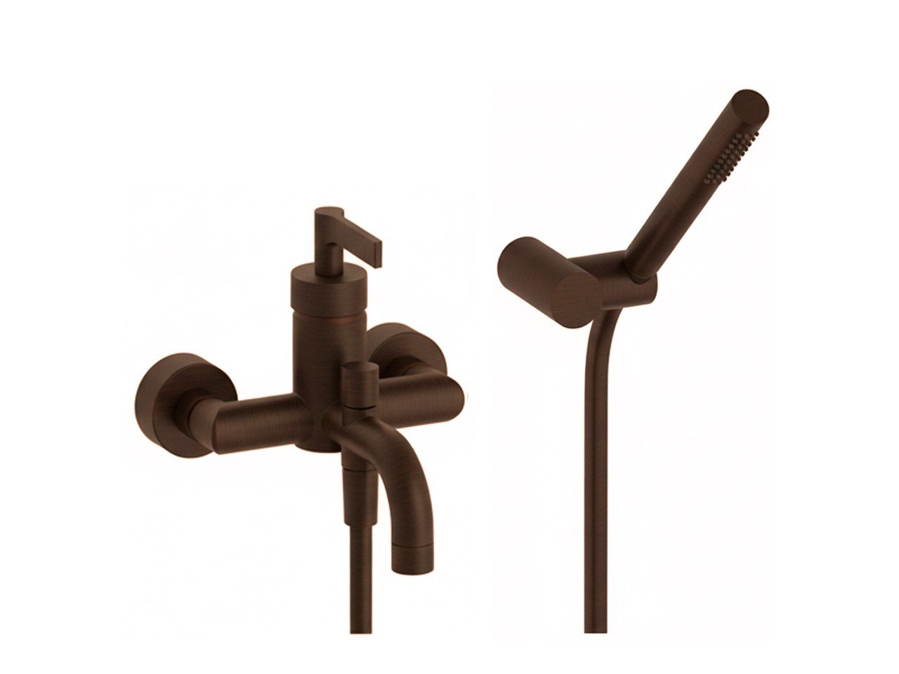 Single lever bath mixer, with shower set GRACE_GC000120 -1