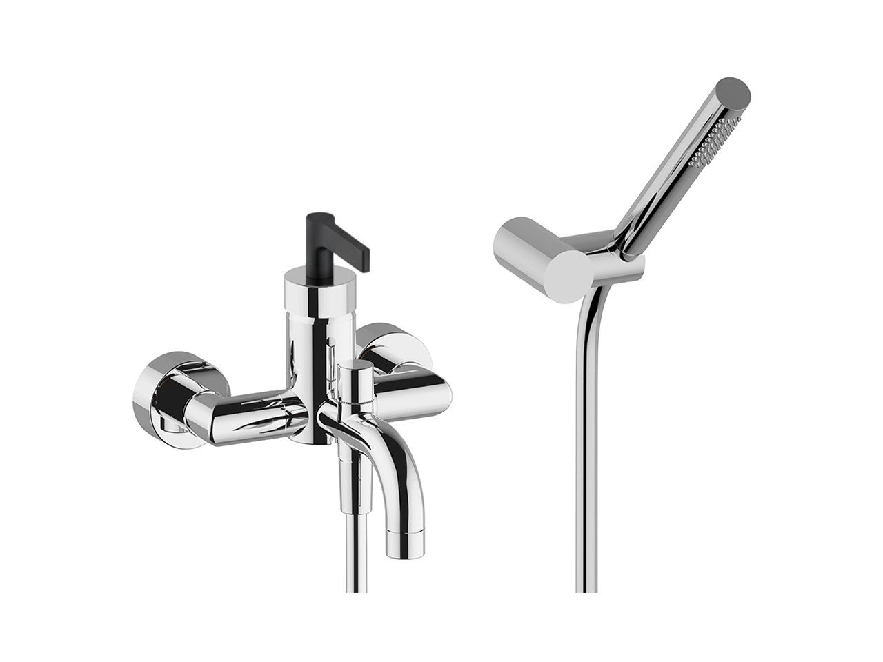 Single lever bath mixer, with shower set GRACE_GC000120 -1
