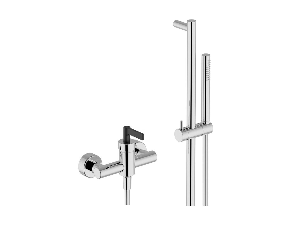 Single lever shower mixer, with shower set GRACE_GC000460 -1